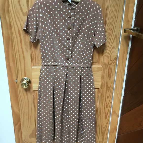 1950’s true vintage polka dot dress - Picture 12 of 14